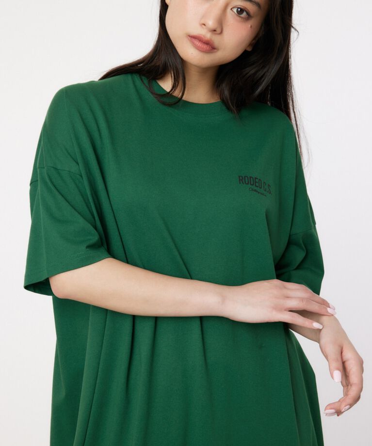 RODEO CROWNS「サガラワッペン ロゴ Tワンピース」|ワンピース|