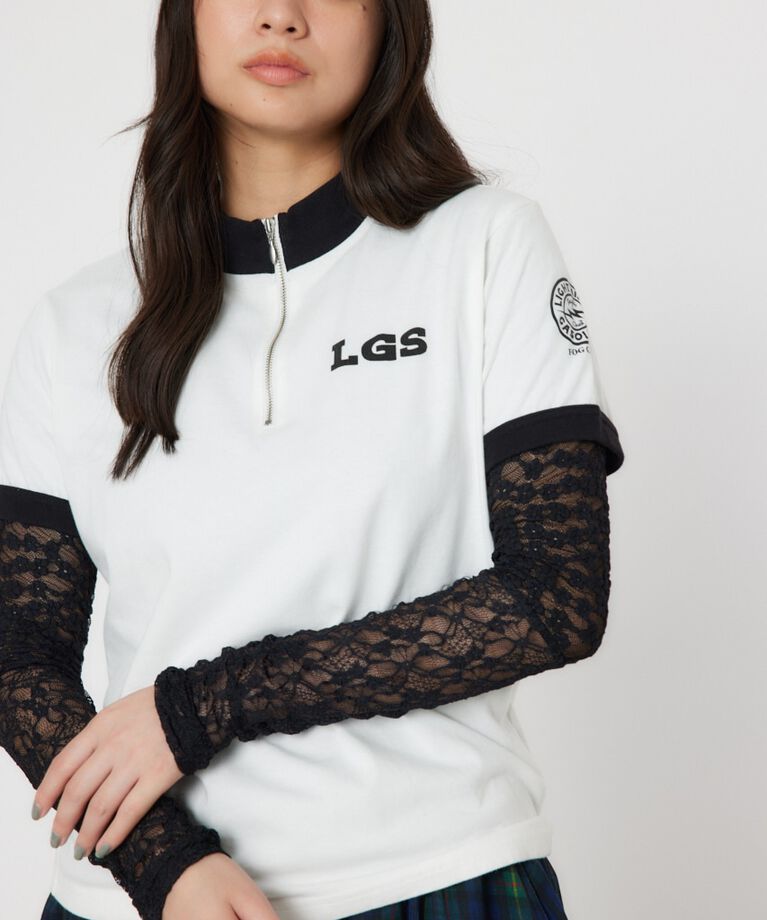 RODEO CROWNS「HALF ZIP TOPS」|Tシャツ・カットソー|O/WHT1