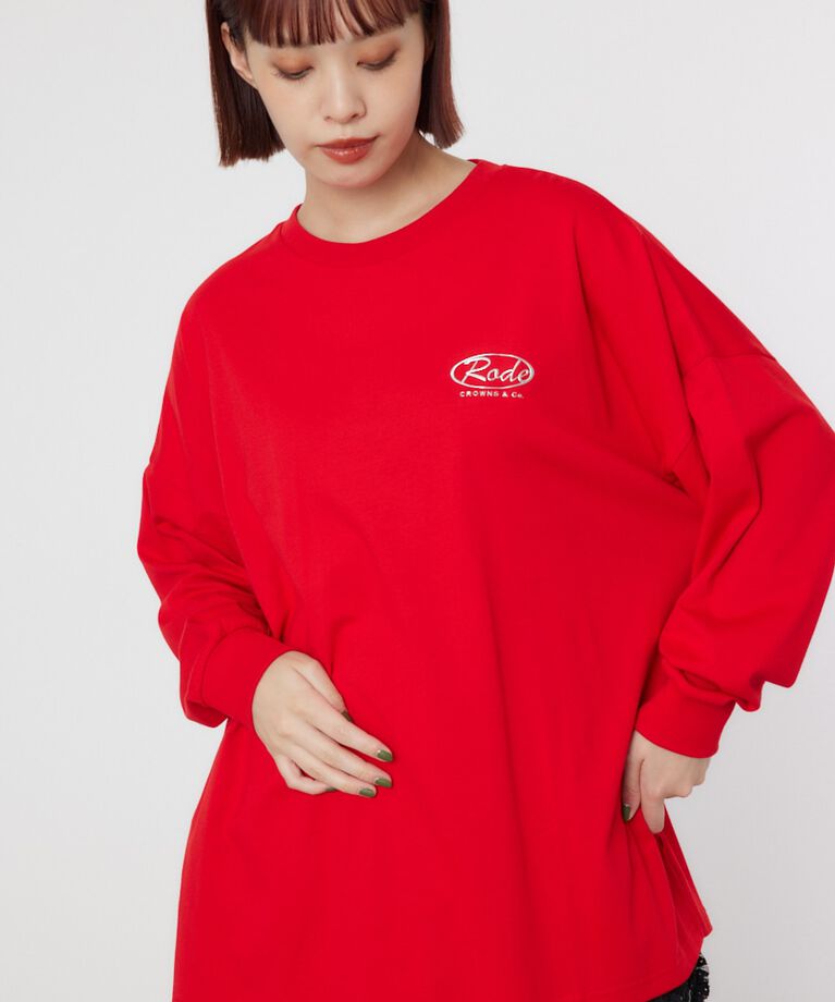 RODEO CROWNS「MSロゴL/S Tシャツ」|Tシャツ・カットソー|RED