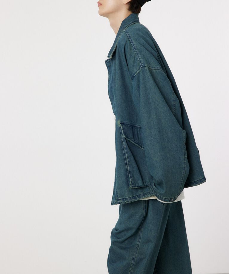 RODEO CROWNS「over denim zip JK」|デニムジャケット|