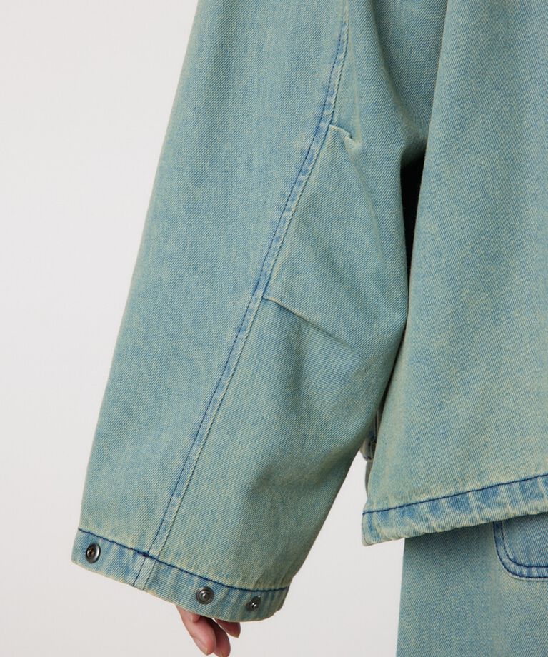 RODEO CROWNS「over denim zip JK」|デニムジャケット|