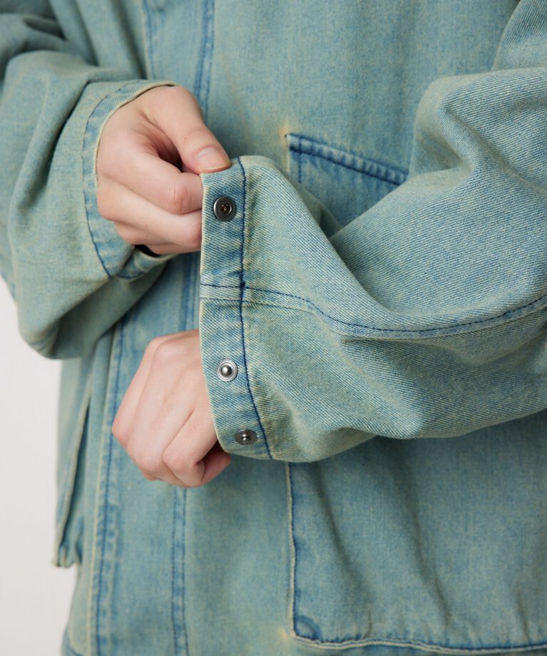 RODEO CROWNS「over denim zip JK」|デニムジャケット|