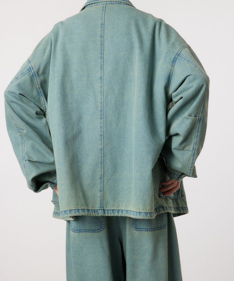 RODEO CROWNS「over denim zip JK」|デニムジャケット|