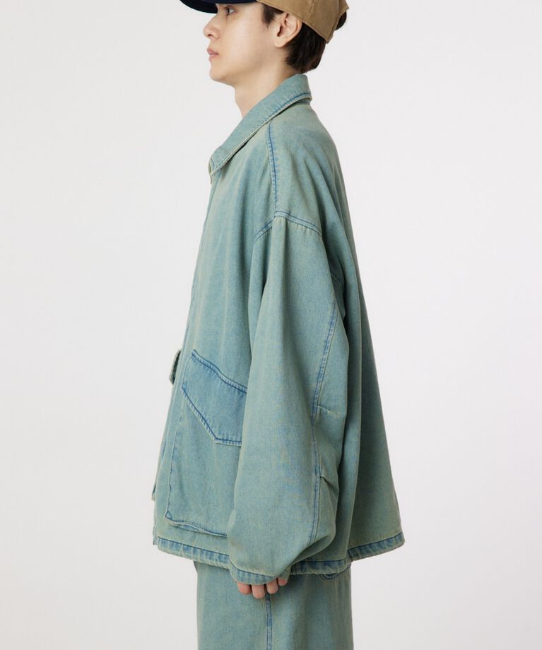 RODEO CROWNS「over denim zip JK」|デニムジャケット|