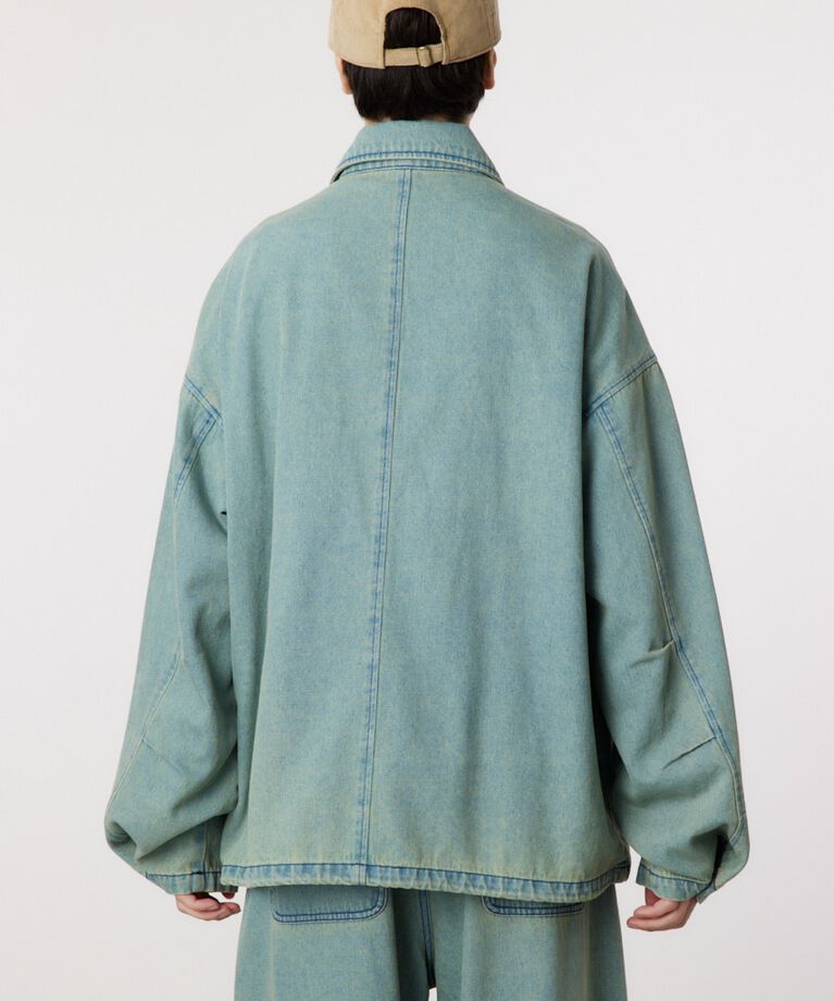 RODEO CROWNS「over denim zip JK」|デニムジャケット|