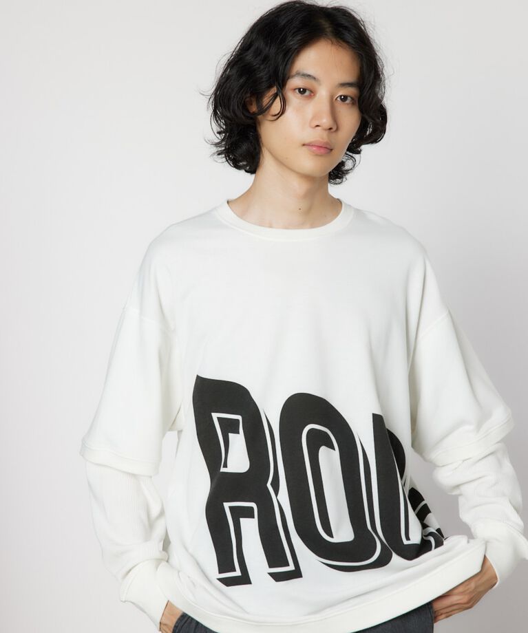 RODEO CROWNS「ボトムロゴMIX トップス」|Tシャツ・カットソー|O/WHT1