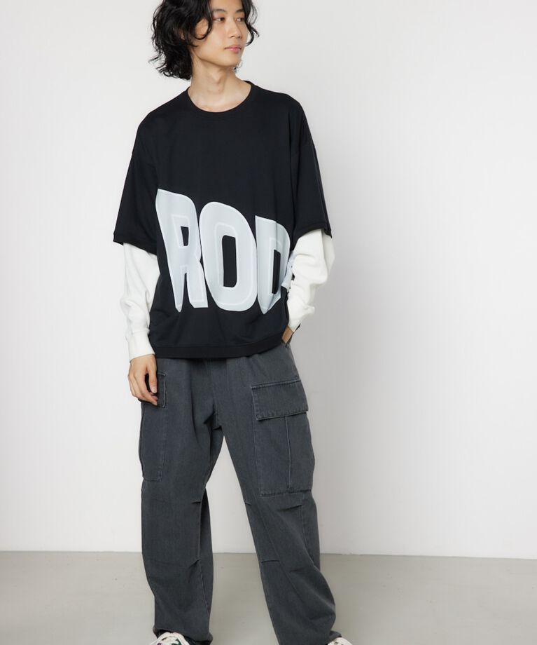 RODEO CROWNS「ボトムロゴMIX トップス」|Tシャツ・カットソー|