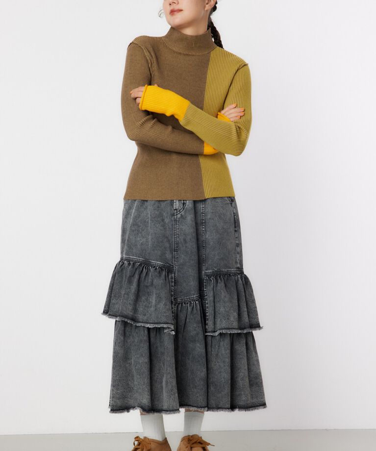 RODEO CROWNS「BLOCK COLOR KNIT TOPS」|ニット・セーター|