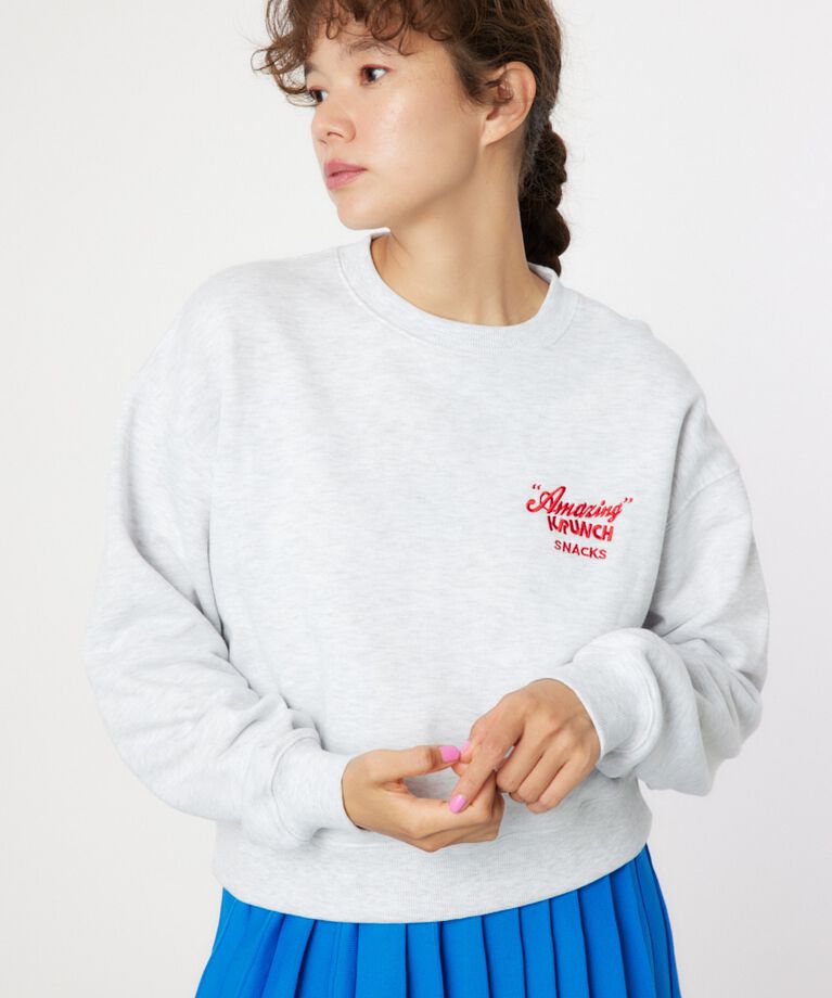 RODEO CROWNS「Amazingサガラ刺繍スウェット」|パーカー|L/T.GRY1