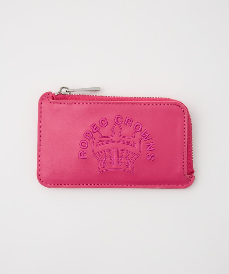 RODEO CROWNS「ロゴジップカードケース」|財布|PNK