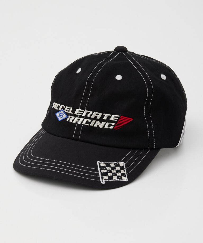 SLY「EMBROIDERY RACING キャップ」|その他|BLK