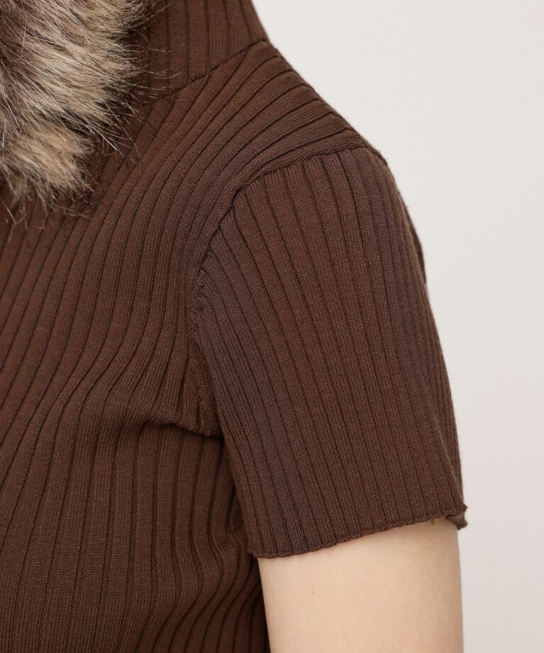 SLY「HinaYoshiharaxSLY KNIT HOODIE」|ニット・セーター|