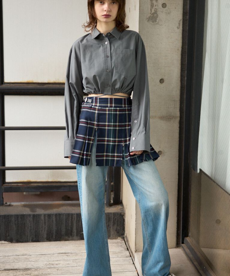 SLY「RIBBON CROP シャツ」|シャツ・ブラウス|
