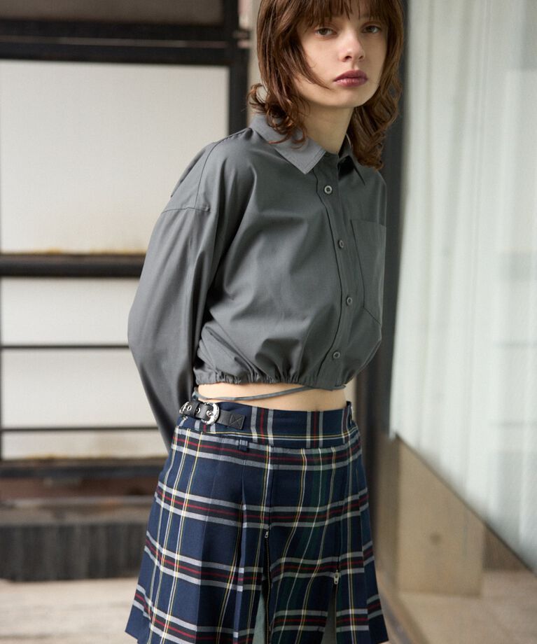 SLY「RIBBON CROP シャツ」|シャツ・ブラウス|