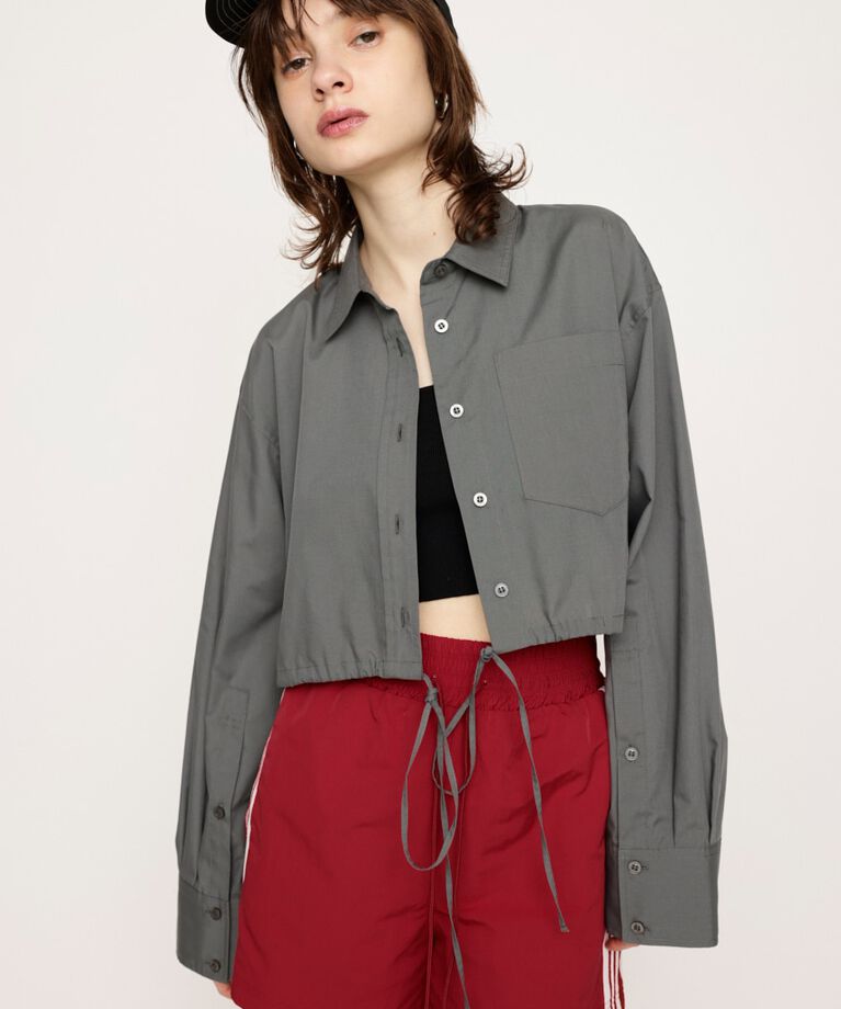 SLY「RIBBON CROP シャツ」|シャツ・ブラウス|