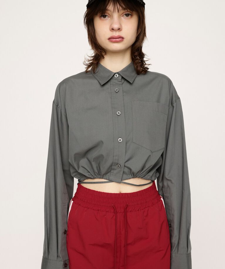 SLY「RIBBON CROP シャツ」|シャツ・ブラウス|