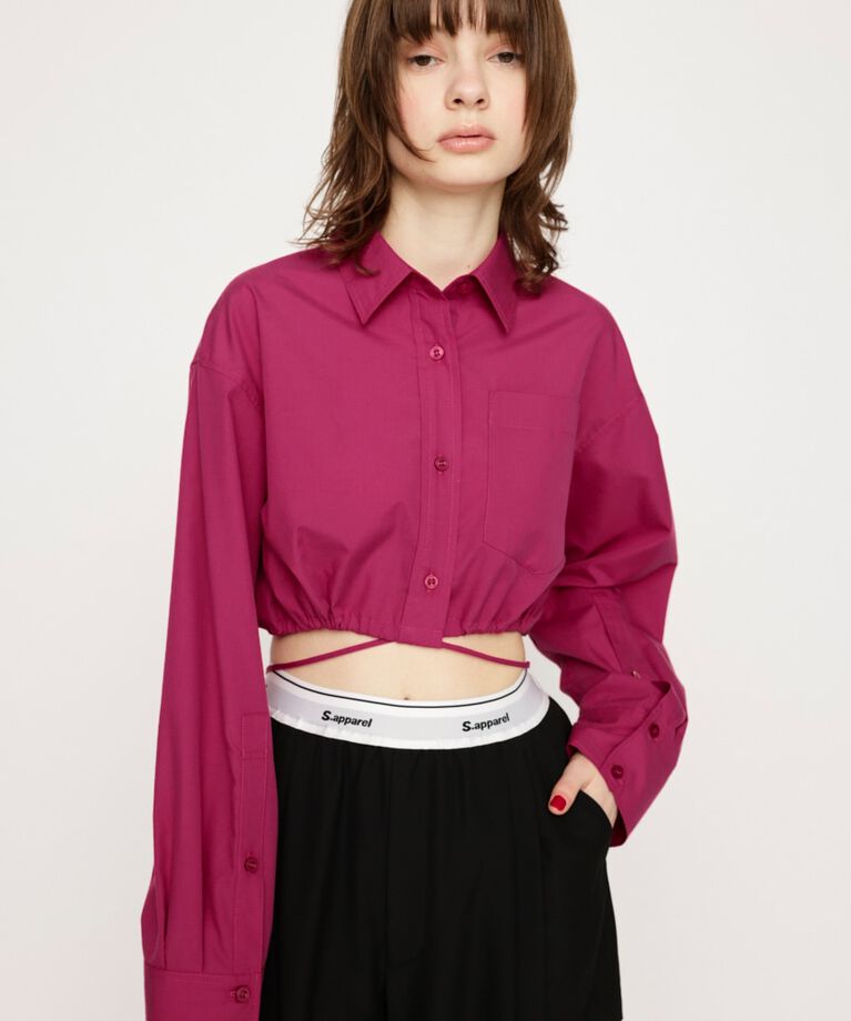 SLY「RIBBON CROP シャツ」|シャツ・ブラウス|