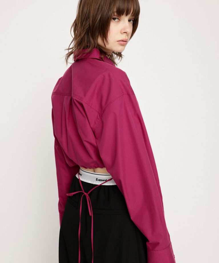 SLY「RIBBON CROP シャツ」|シャツ・ブラウス|