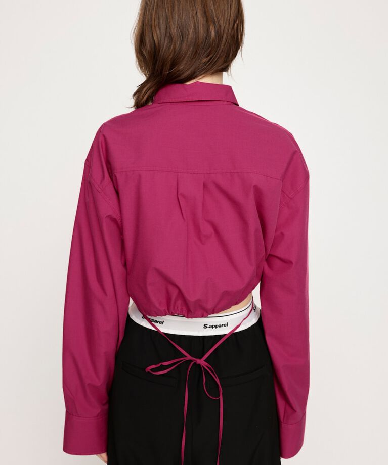 SLY「RIBBON CROP シャツ」|シャツ・ブラウス|