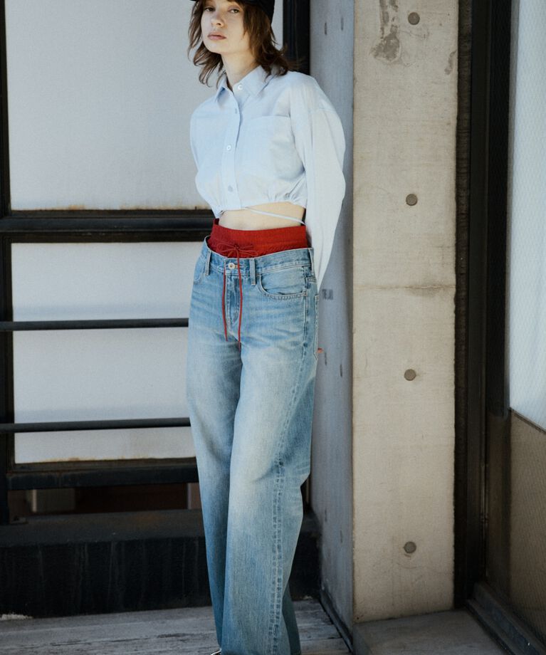 SLY「RIBBON CROP シャツ」|シャツ・ブラウス|
