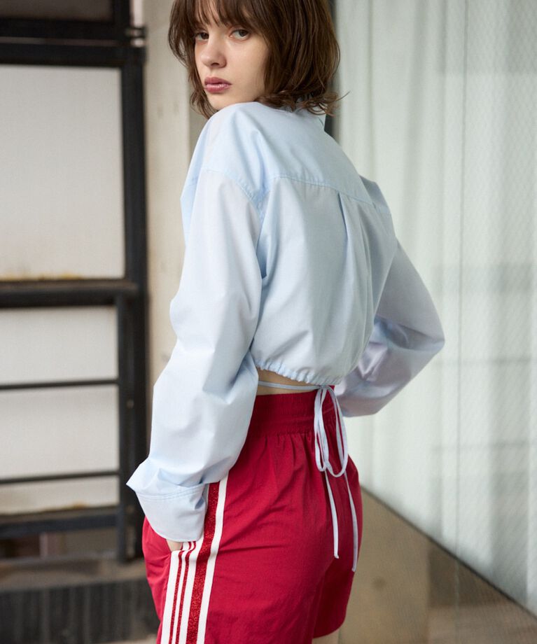 SLY「RIBBON CROP シャツ」|シャツ・ブラウス|