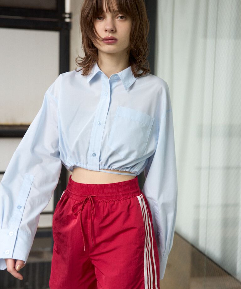 SLY「RIBBON CROP シャツ」|シャツ・ブラウス|