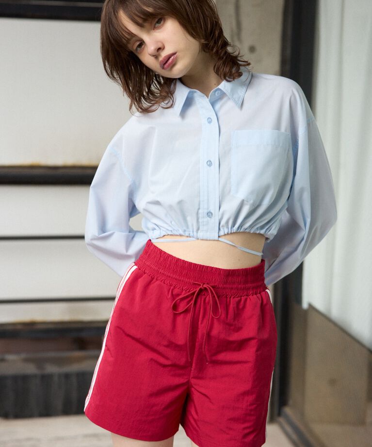 SLY「RIBBON CROP シャツ」|シャツ・ブラウス|