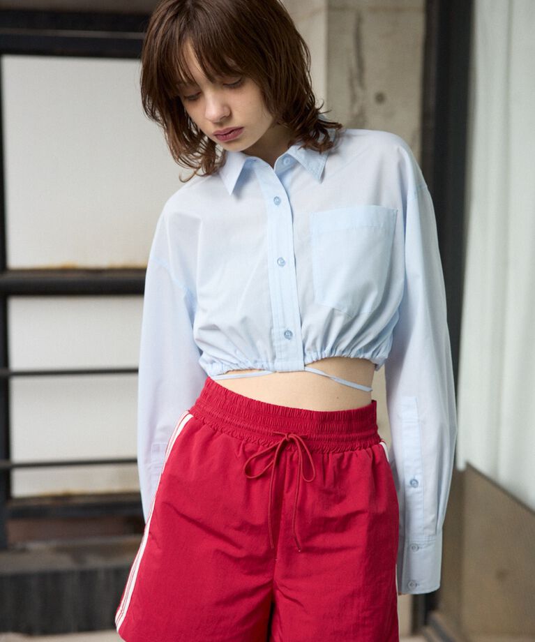 SLY「RIBBON CROP シャツ」|シャツ・ブラウス|