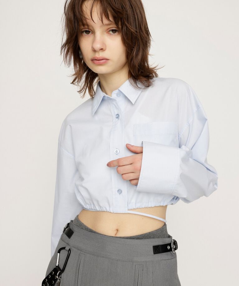 SLY「RIBBON CROP シャツ」|シャツ・ブラウス|