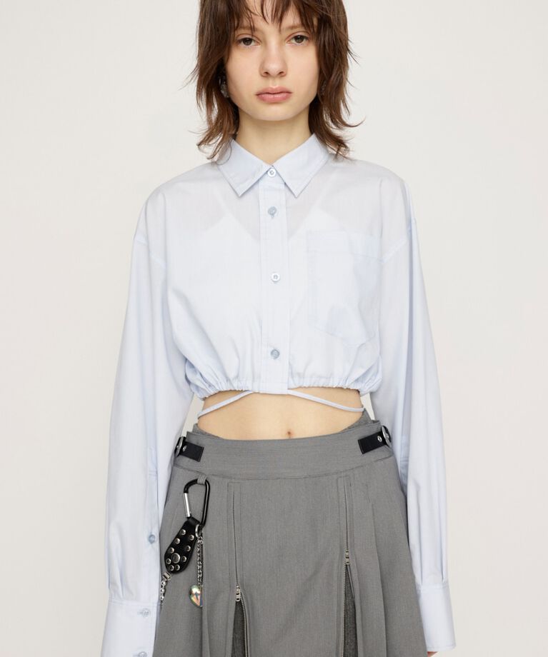 SLY「RIBBON CROP シャツ」|シャツ・ブラウス|