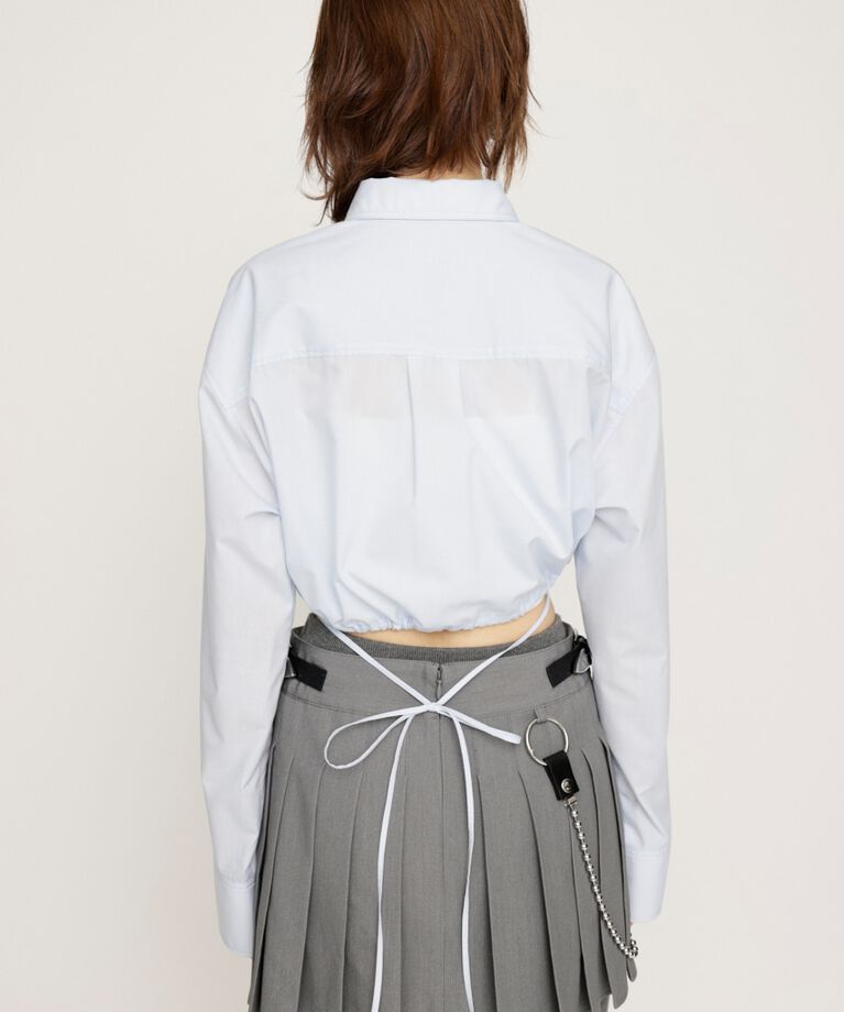 SLY「RIBBON CROP シャツ」|シャツ・ブラウス|