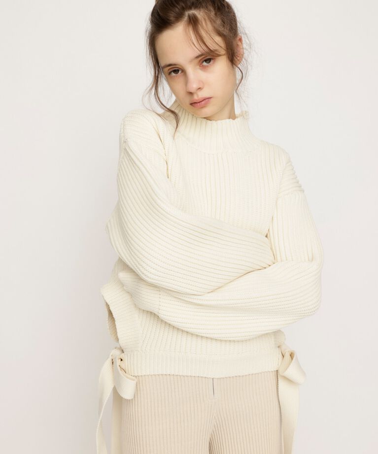 SLY「SIDE RIBBON LG トップス」|ニット・セーター|