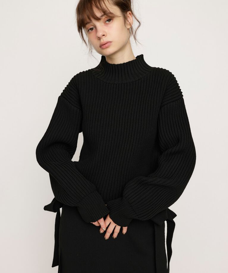 SLY「SIDE RIBBON LG トップス」|ニット・セーター|