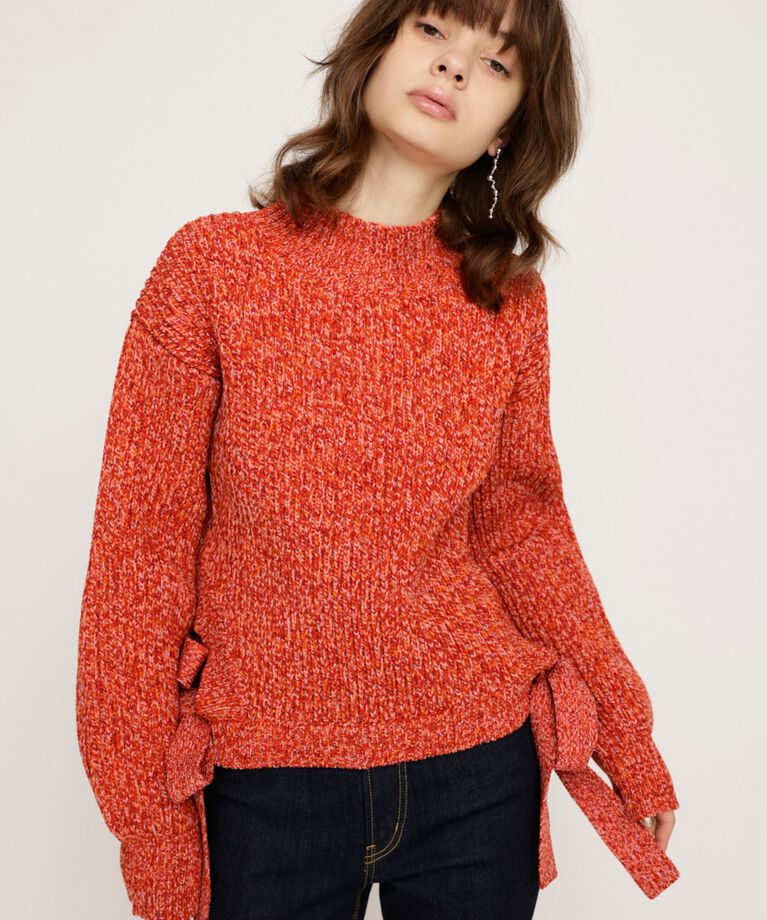 SLY「SIDE RIBBON LG トップス」|ニット・セーター|