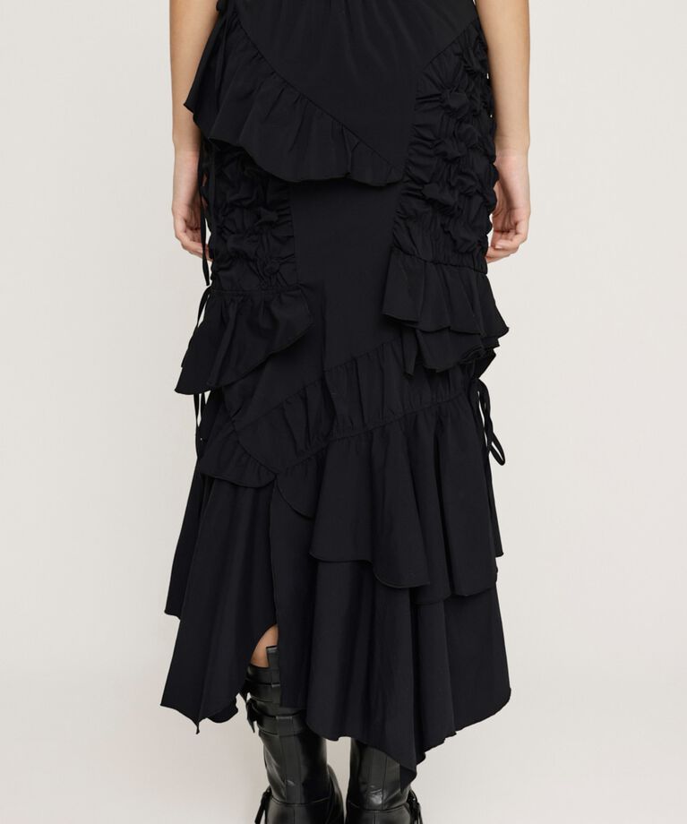 SLY「SMOCKING RIBBON DESIGN スカート」|スカート|
