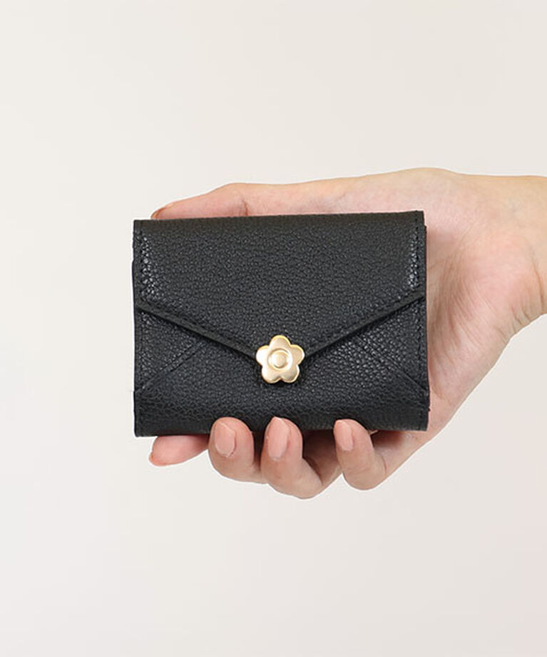 MARY QUANT「シーリングデイジーレター ミニウォレット」|財布|