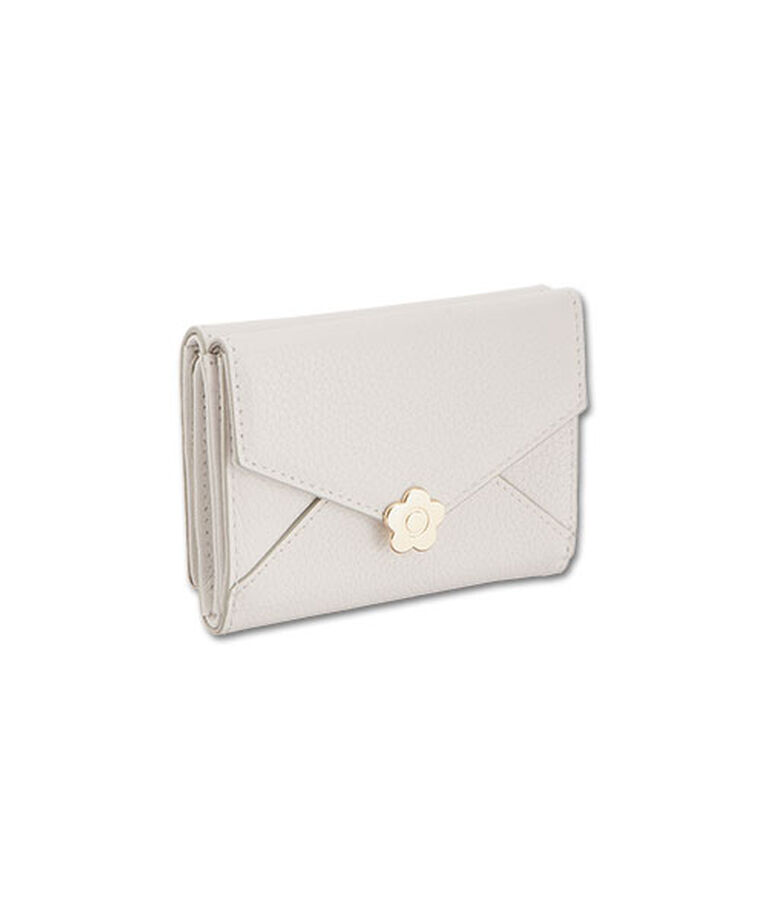 MARY QUANT「シーリングデイジーレター ミニウォレット」|財布|グレー