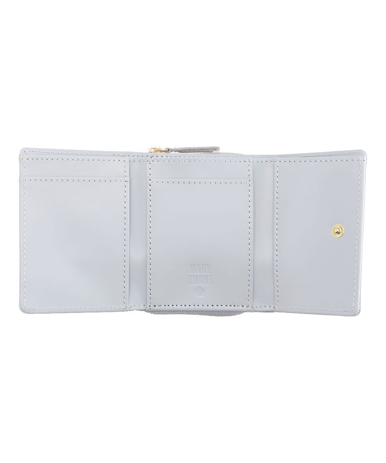 MARY QUANT「サイドデイジーエンボス ミニウォレット」|財布|