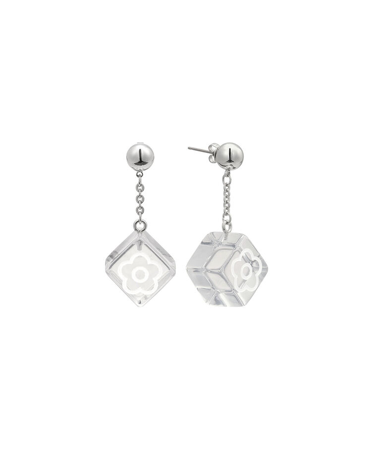 MARY QUANT「クリアキューブ ピアス」|ピアス|