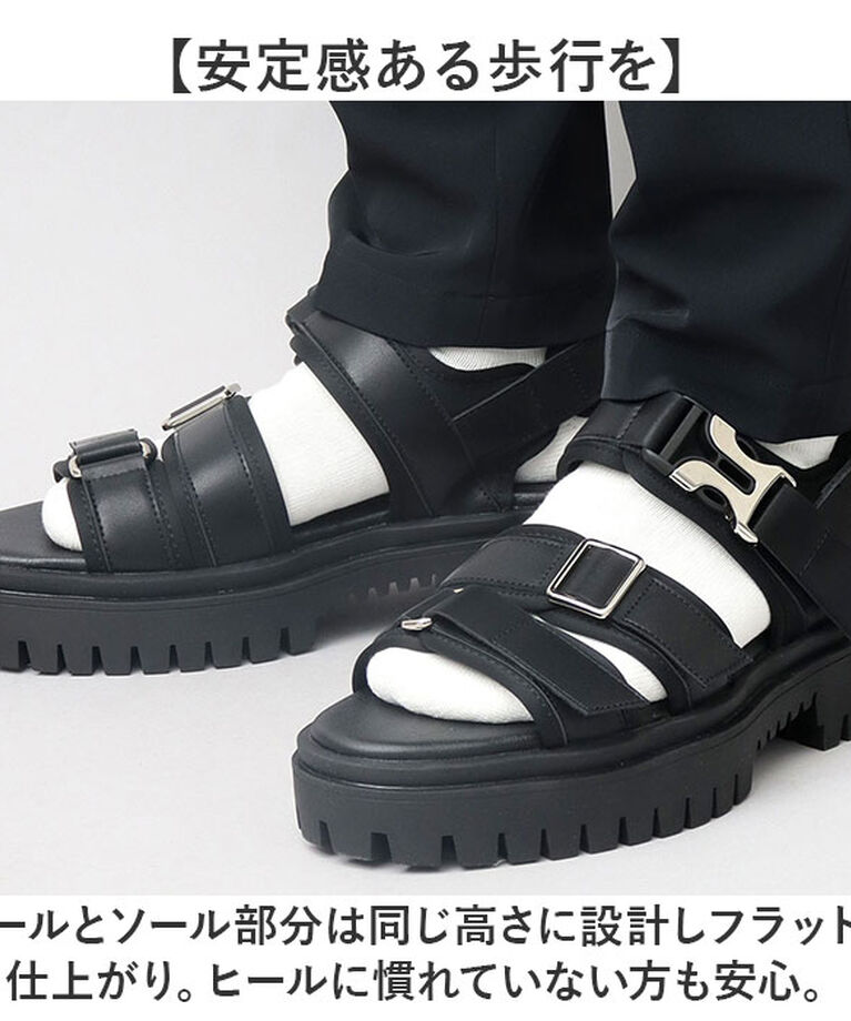 BACKYARD FAMILY「グラベラ サンダル glabella GLBT-286 通販 厚底 メンズ ストラップサンダル」|サンダル|