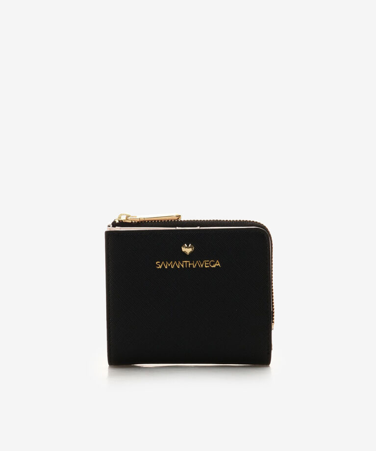 Samantha Vega「カラフルミニマム折財布」|財布|ブラック