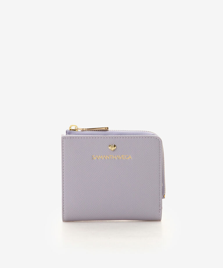 Samantha Vega「カラフルミニマム折財布」|財布|ラベンダー