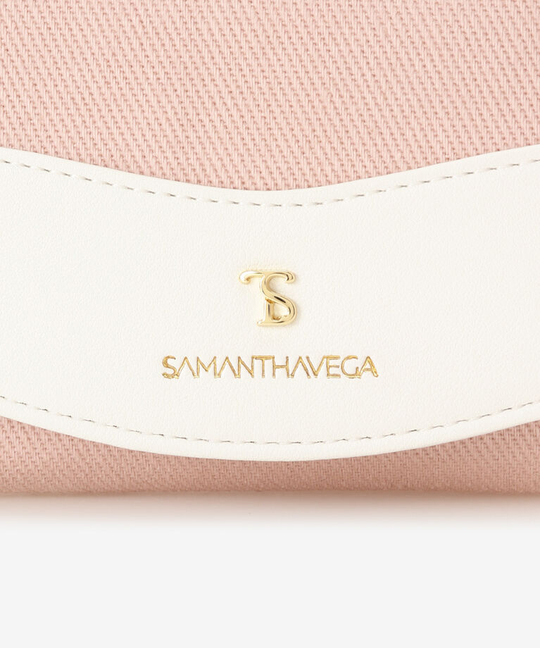 Samantha Vega「バイカラーキャンバス折財布」|財布|