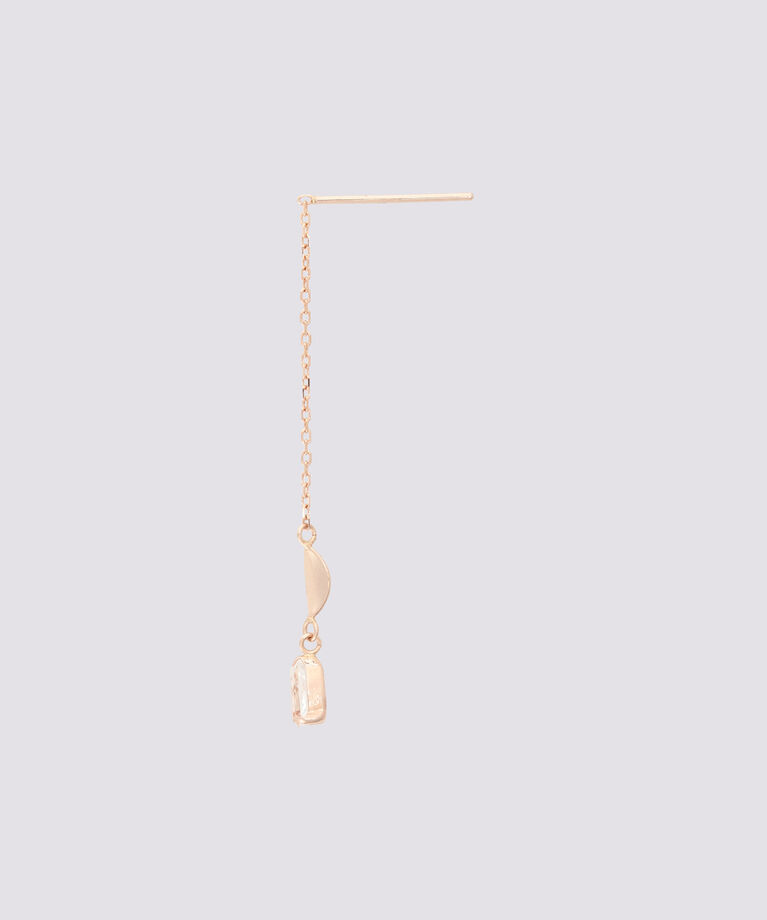 newme by Samantha Thavasa「K10 WG ホワイトトパーズ ドロップピアス」|ピアス|