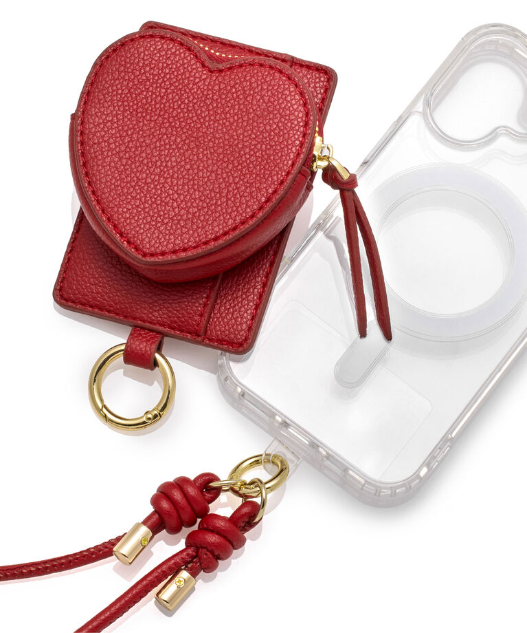 IROMEKI「MagSafe対応コインケース カードケース IROMEKI heart charm mag case」|ストラップ|