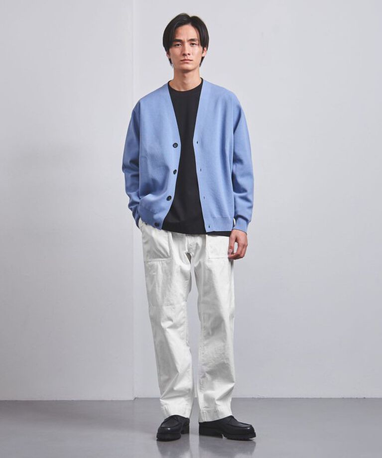 UNITED ARROWS「オーガニックコットン バックサテン ファティーグパンツ」|チノ|