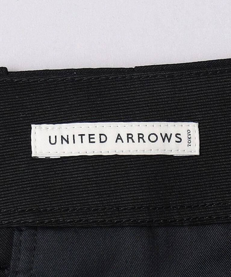 UNITED ARROWS「ヴィストウール ２プリーツ ワイド スラックス」|スラックス|
