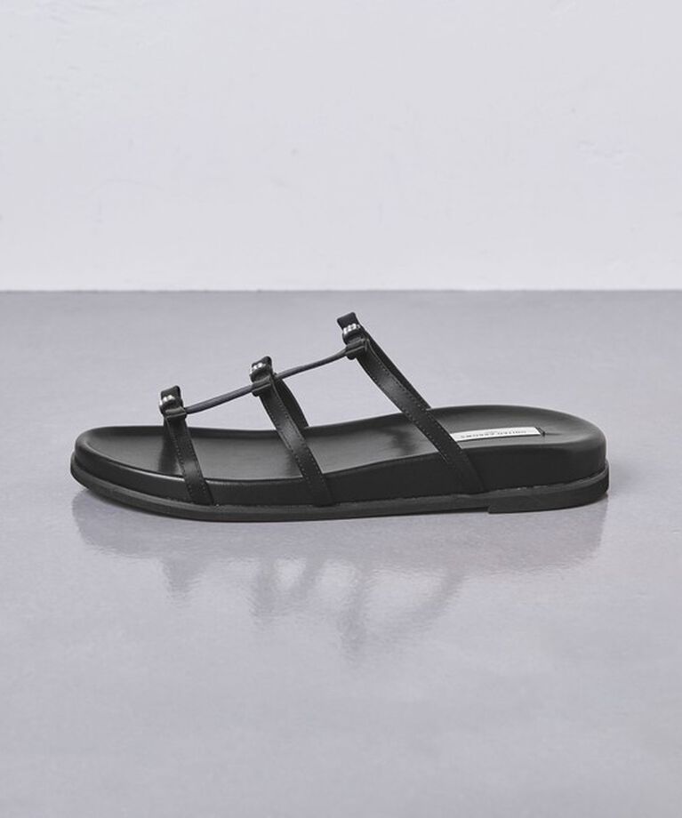 UNITED ARROWS「3リボン ミュール」|サンダル|