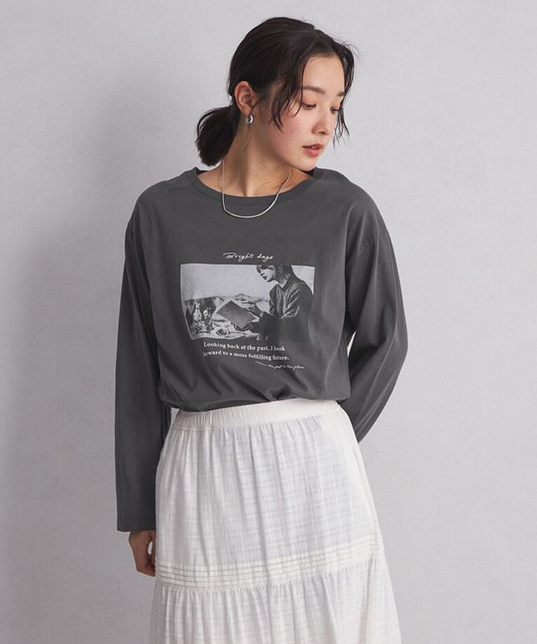 UNITED ARROWS green label relaxing「＜at ease＞フォトプリント カットソー」|Tシャツ・カットソー|