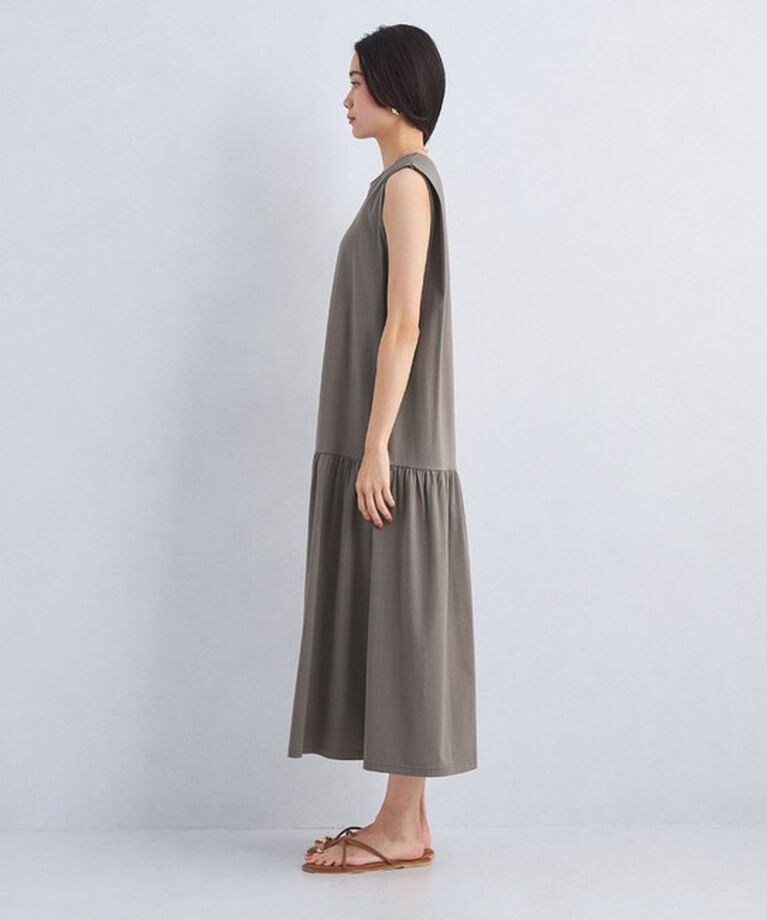 UNITED ARROWS green label relaxing「【結論シリーズ】シンプルリフトワンピース -UVカット・抗菌-［size SHORT/TALLあり］」|ワンピース|